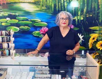Amalia Palanca, responsable del Herbolario La Unión