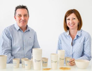 Ecogots, la empresa que elabora vasos con arroz del Delta, duplica su facturación hasta 2,5M€