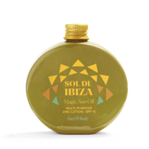 Magic Sun Oil de Sol de Ibiza: protección solar de amplio espectro con SPF15