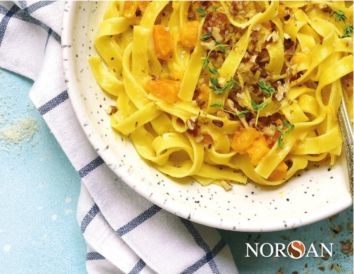 Pasta de calabaza con Omega-3
