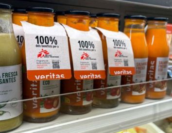 Veritas donará los beneficios de 6.000 unidades de su gazpacho ecológico a Médicos Sin Fronteras