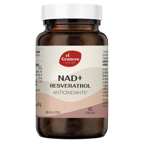 El bienestar del futuro empieza en las células llega NAD+  Resveratrol de El Granero