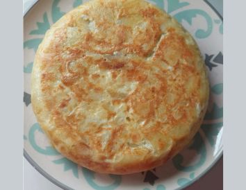 Tortilla de patata trufada